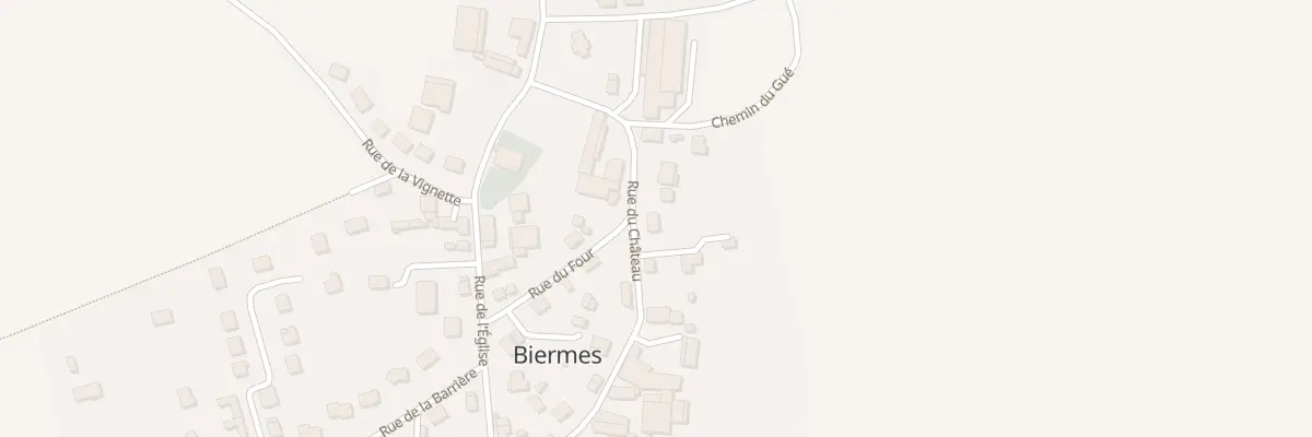 Plan du 20 Rue du Chateau à Biermes