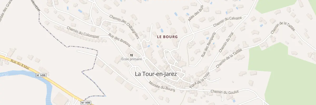 Plan du 9 Rue de la Merlée à La Tour-en-Jarez