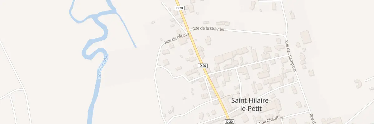 Plan du 13 Rue de Betheniville à Saint-Hilaire-le-Petit