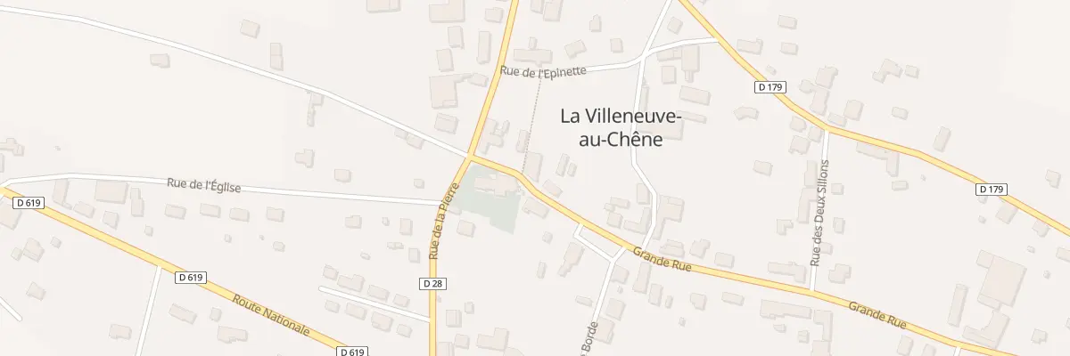 Plan du 3 Rue Grande Rue à La Villeneuve-au-Chêne