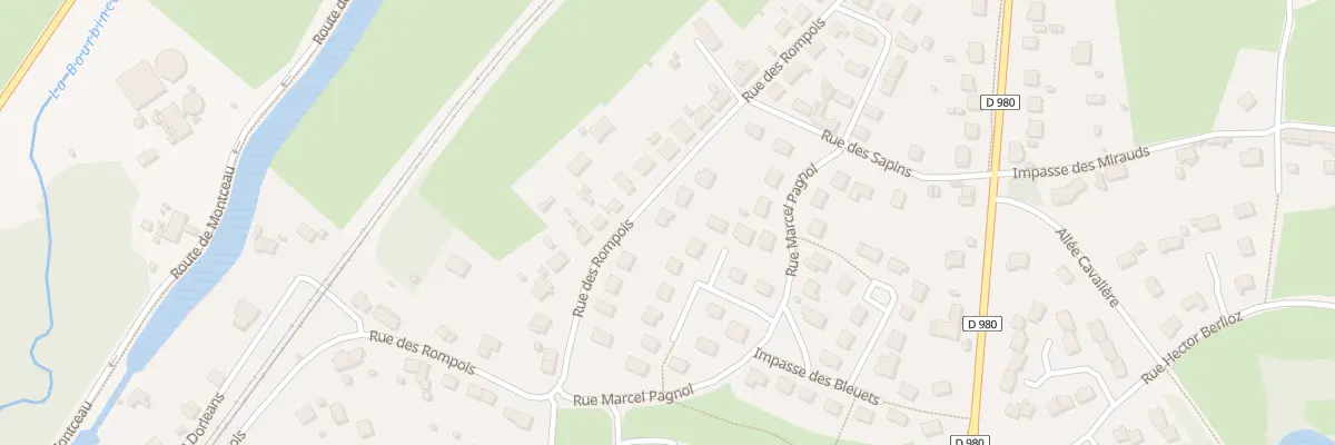 Plan du 23 Rue des Rompois à Blanzy