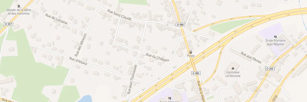 Plan du 5 Rue du Château à Blanzy