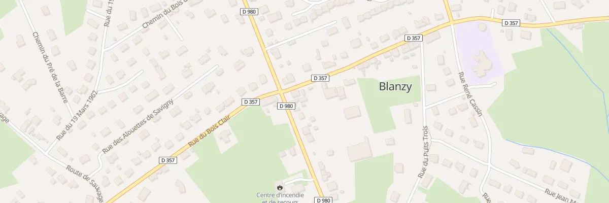 Plan du 50 Rue de la République à Blanzy