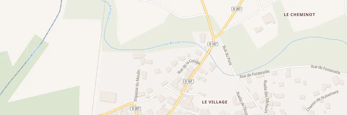 Plan du 9 Rue de la Corvée à Merrey-sur-Arce
