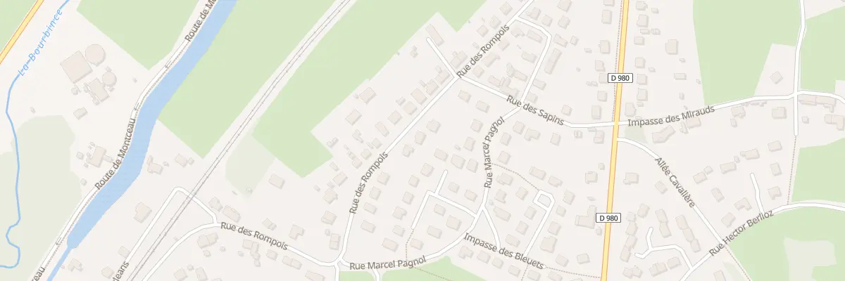 Plan du 21 Rue des Rompois à Blanzy