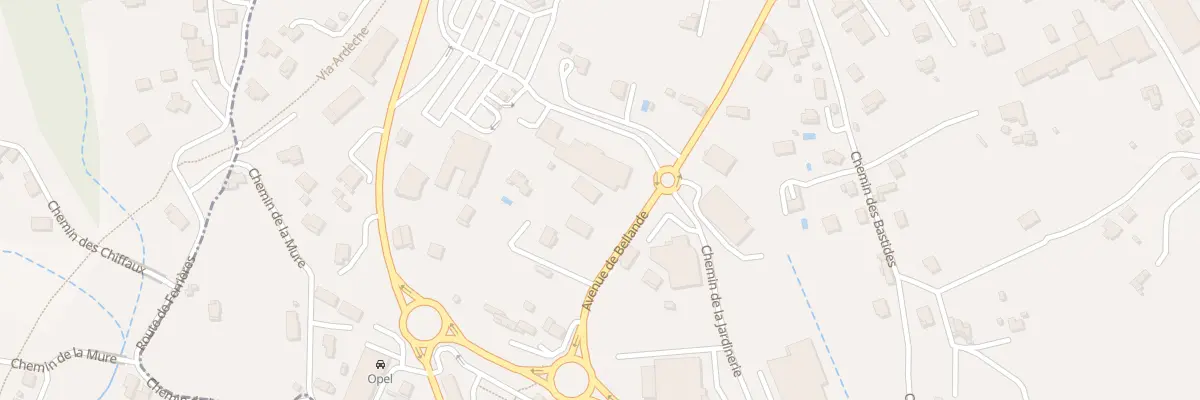 Plan du 58 Av de Bellande à Aubenas