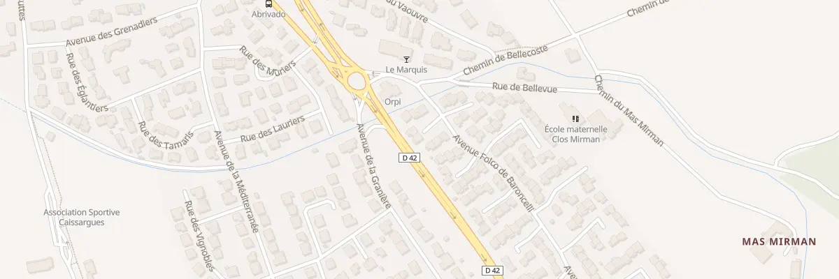 Plan du 10 Rue de la Fenouillère à Caissargues