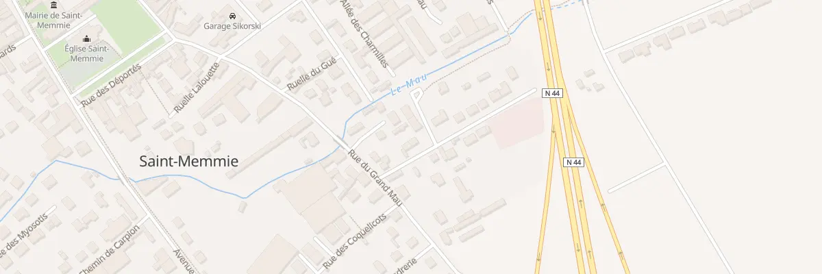 Plan du 3 Rue de Fontenay à Saint-Memmie