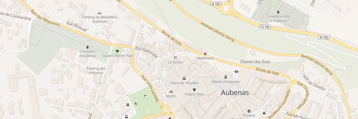 Plan du 44 Rue du Quatre Septembre à Aubenas
