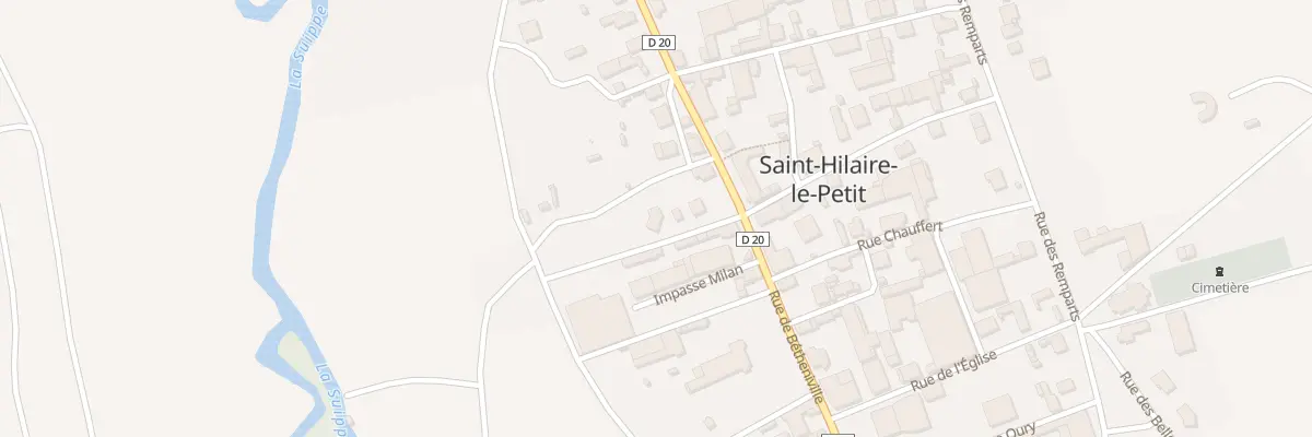 Plan du 4 Rue du Monument à Saint-Hilaire-le-Petit