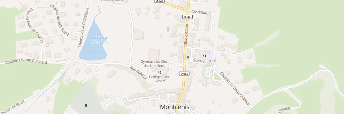 Plan du 11A Rue d’Autun à Montcenis