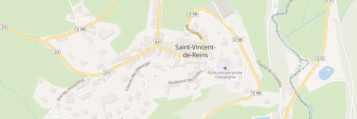 Plan du 3 Imp de la Poste à Saint-Vincent-de-Reins