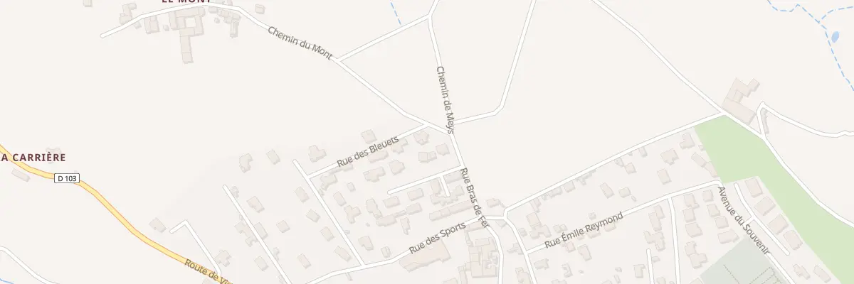 Plan du 9 Rue des Bleuets à Chazelles-sur-Lyon