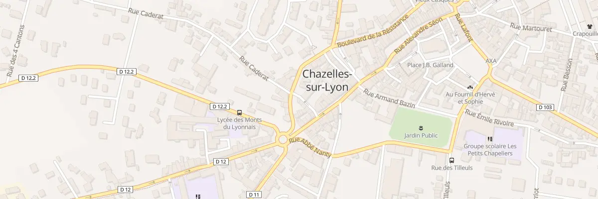Plan du 5 Rue Desire à Chazelles-sur-Lyon