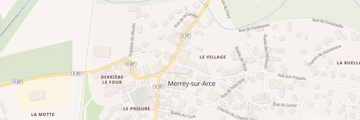 Plan du 1 Rue de Morres à Merrey-sur-Arce