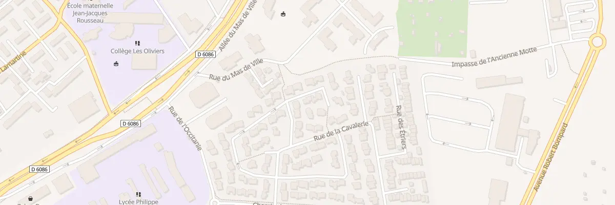 Plan du 38 All de l’Arçon à Nîmes
