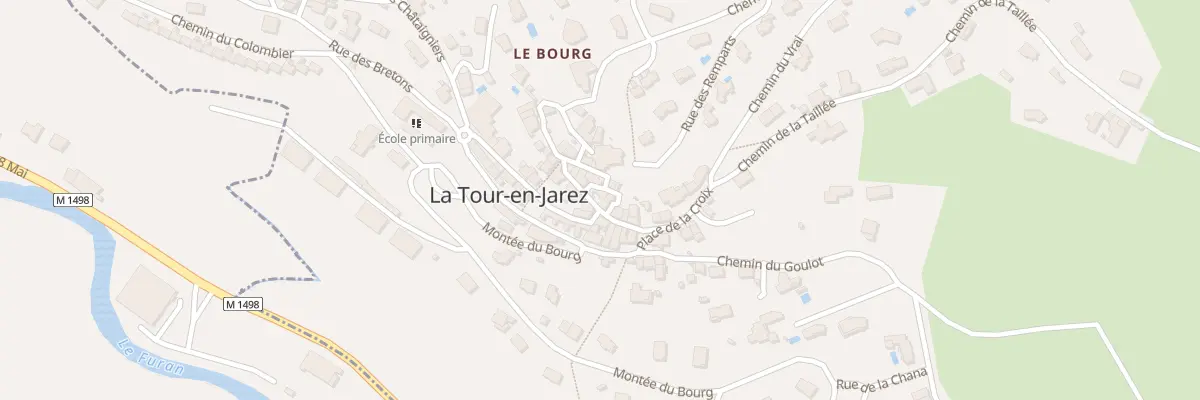 Plan du 8 Rue des Armuriers à La Tour-en-Jarez