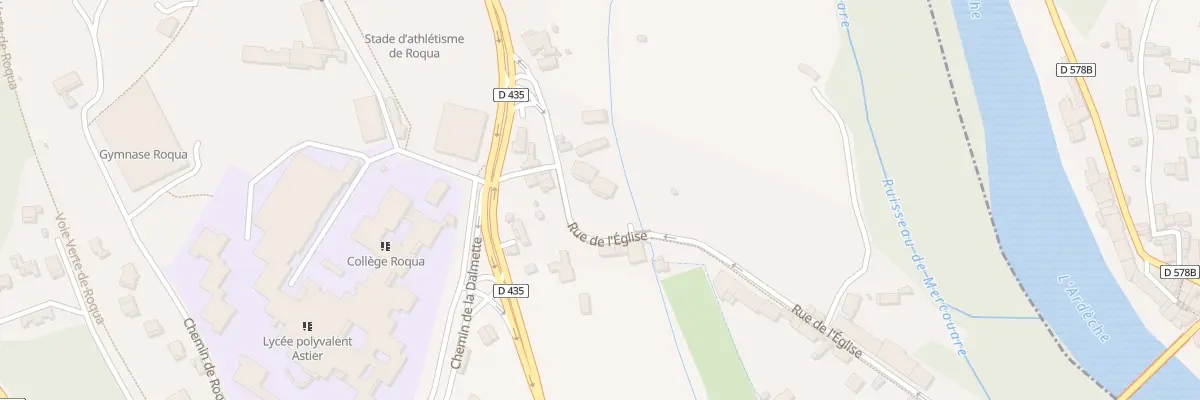 Plan du 50 Rue de l’Eglise à Aubenas