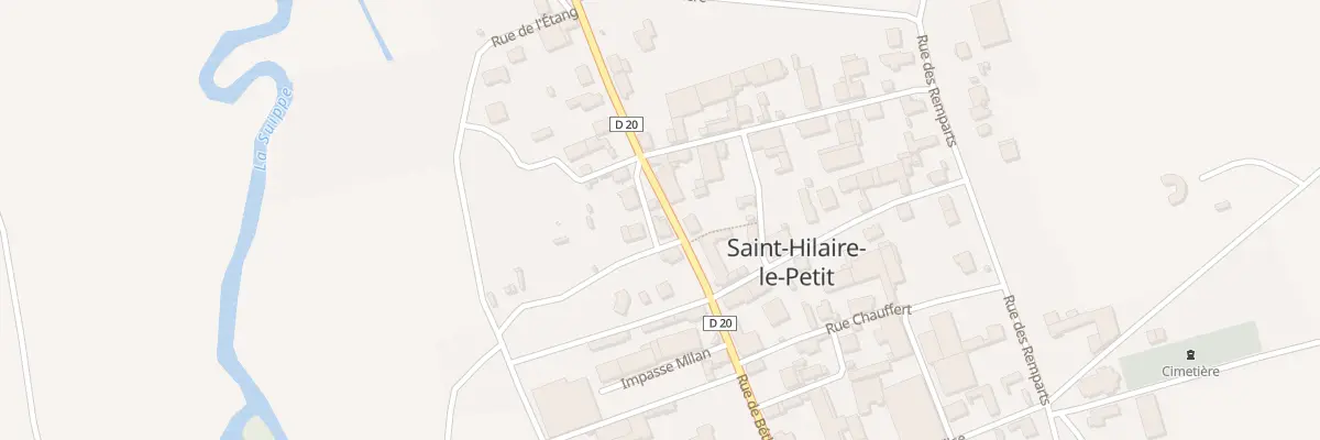 Plan du 11 Rue de Betheniville à Saint-Hilaire-le-Petit