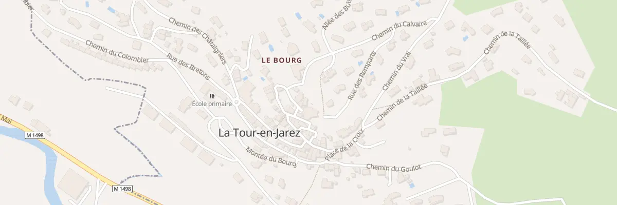 Plan du 5 Pl de l’Eglise à La Tour-en-Jarez