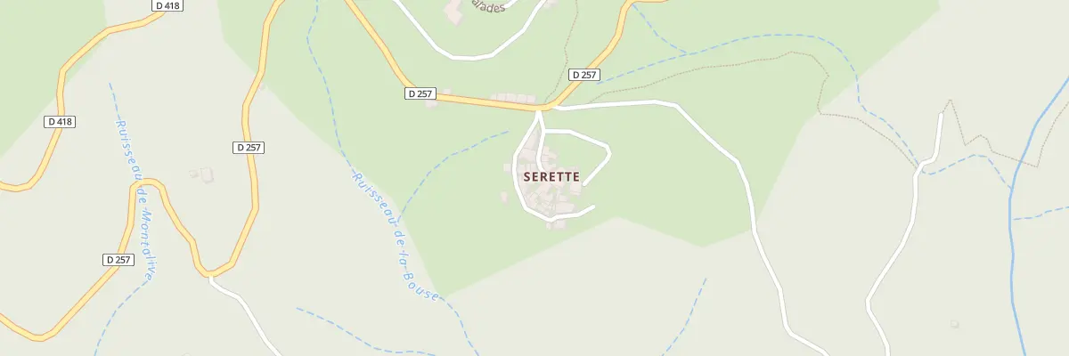 Plan du 58 Che de la Serrette à Saint-Andéol-de-Vals