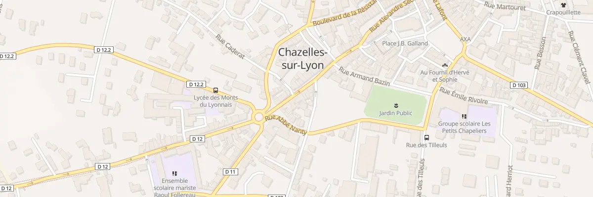 Plan du 27 Rue Max Fléchet à Chazelles-sur-Lyon