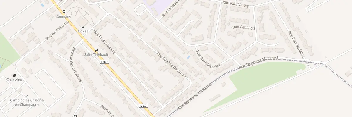 Plan du 31 Rue Eugène Delacroix à Châlons-en-Champagne