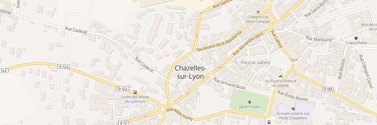 Plan du 3 Rue de Versailles à Chazelles-sur-Lyon
