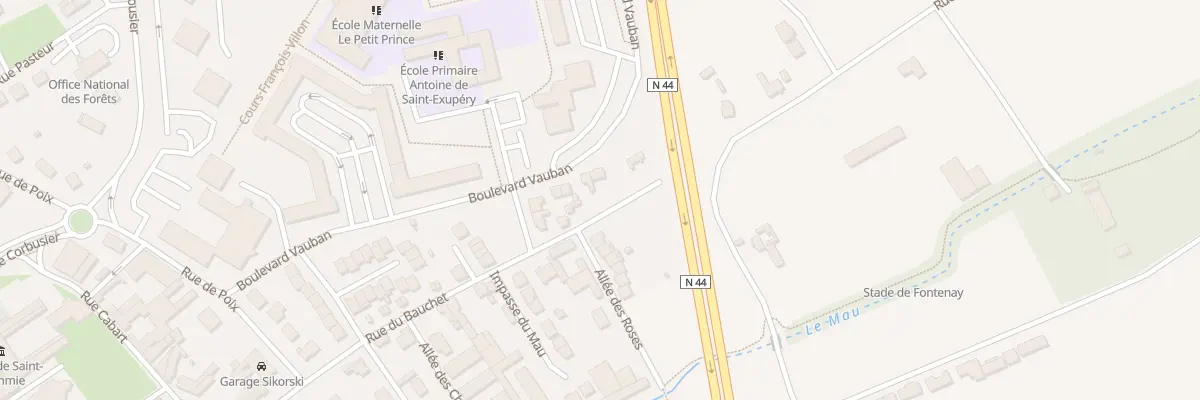 Plan du 7 Rue du Bauchet à Saint-Memmie