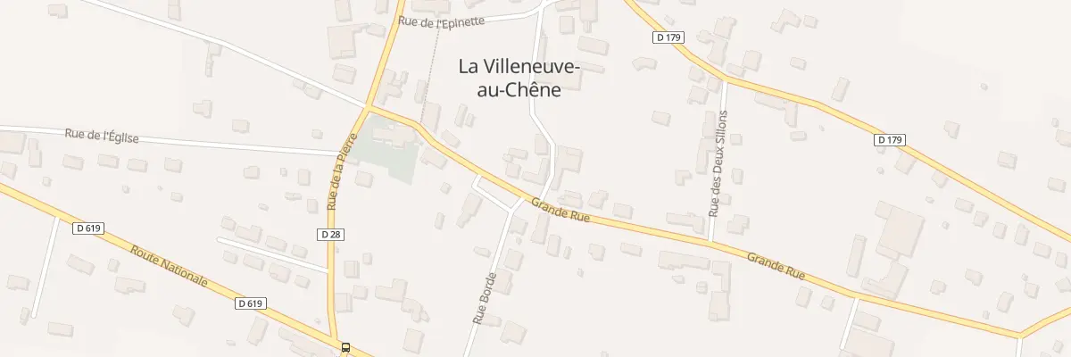 Plan du 17 Grande Rue à La Villeneuve-au-Chêne