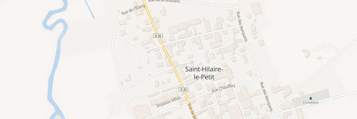 Plan du 8 Rue de Betheniville à Saint-Hilaire-le-Petit