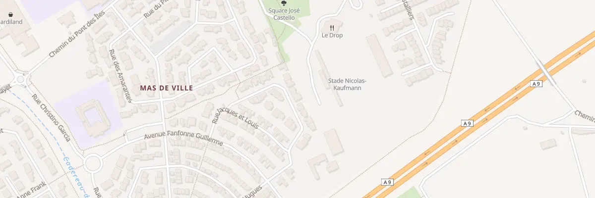 Plan du 121 Rue André Nadal à Nîmes