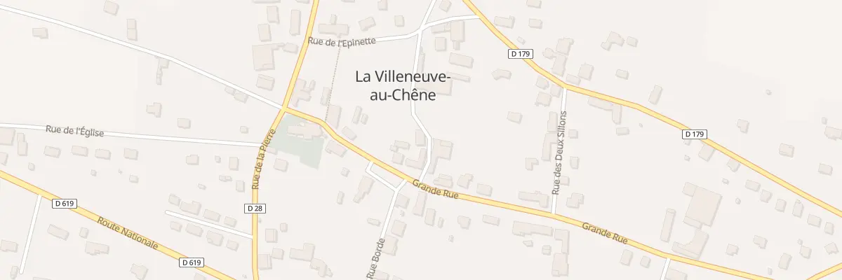 Plan du 17A Grande Rue à La Villeneuve-au-Chêne
