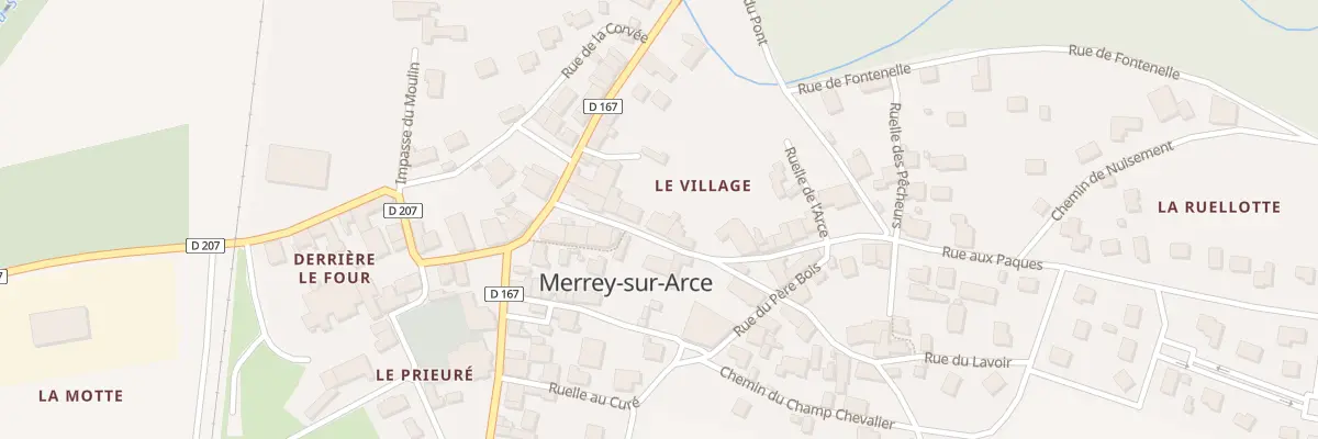 Plan du 7 Rue de Morres à Merrey-sur-Arce