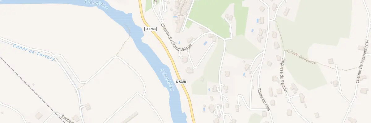 Plan du 19 Che du Grand-Village à Ucel