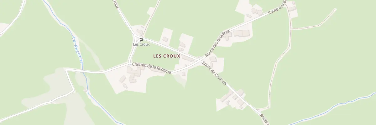 Plan du 5036 Les Croux à Ballore