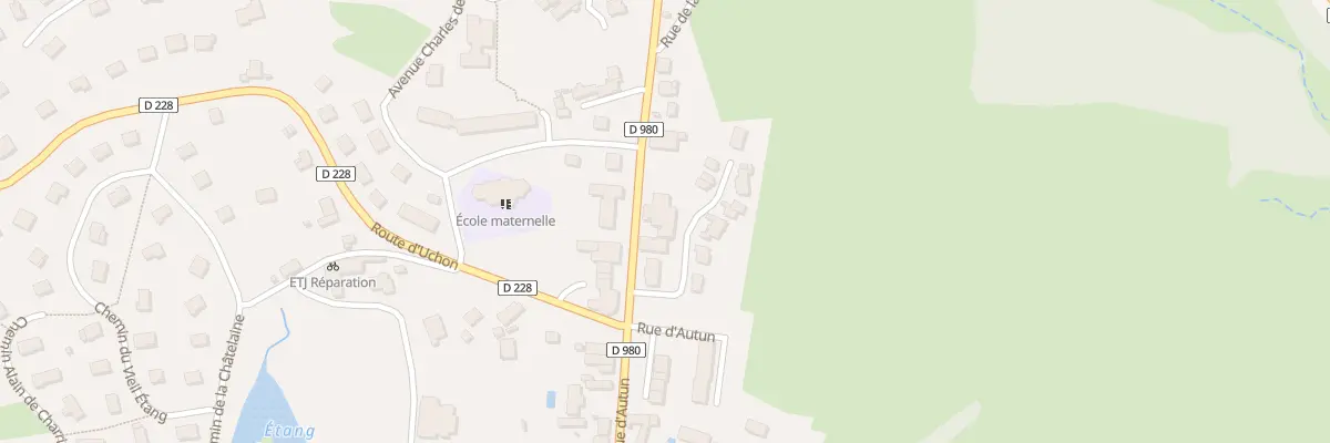 Plan du 20 Rue d’Autun à Montcenis