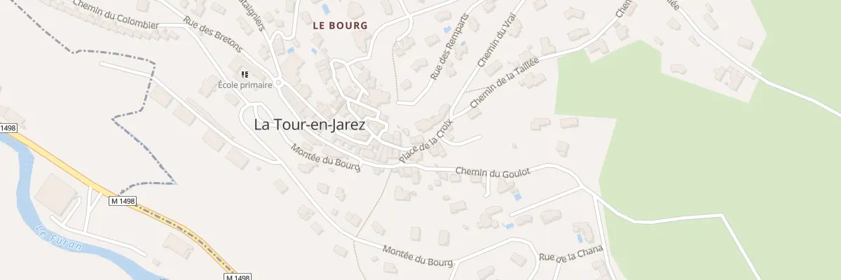 Plan du 1 Pl de la Croix à La Tour-en-Jarez