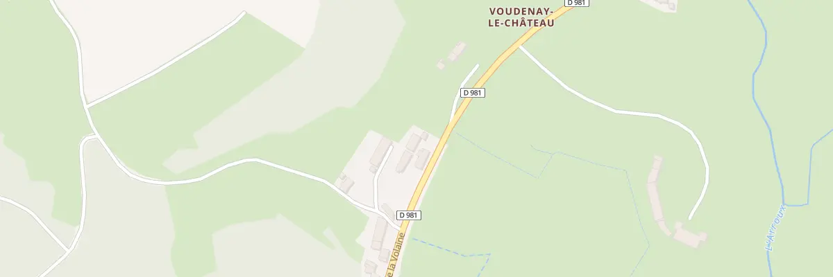 Plan du 12 Rue de la Volaine à Voudenay