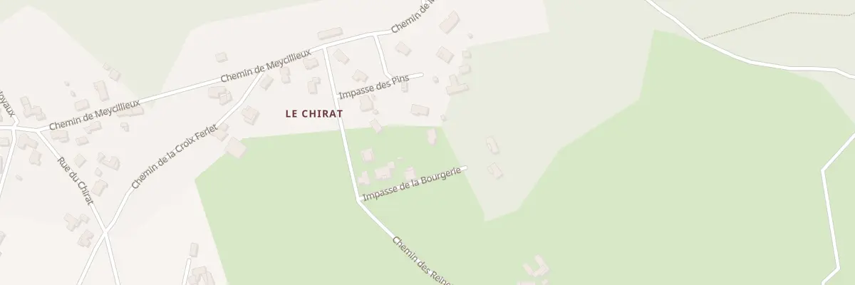Plan du 121 Che des Reinettes à Aveizieux