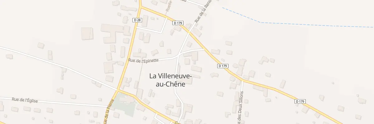 Plan du 2 Rle Grande Ruelle à La Villeneuve-au-Chêne