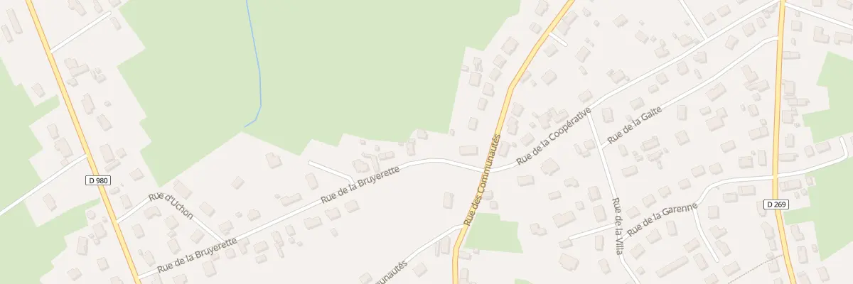 Plan du 25 Rue de la Bruyérette à Blanzy
