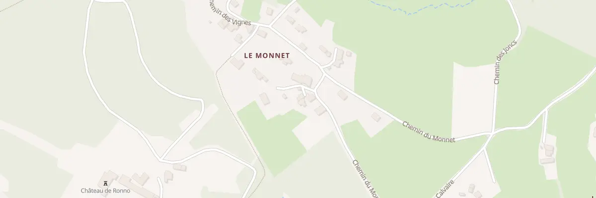 Plan du 5198 Le Monnet à Ronno
