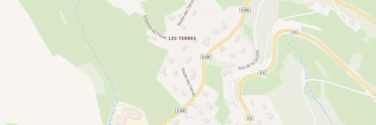 Plan du 68 Rte des Terres aux Sauvages