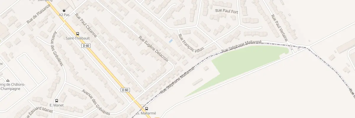 Plan du 41 Rue Eugène Delacroix à Châlons-en-Champagne
