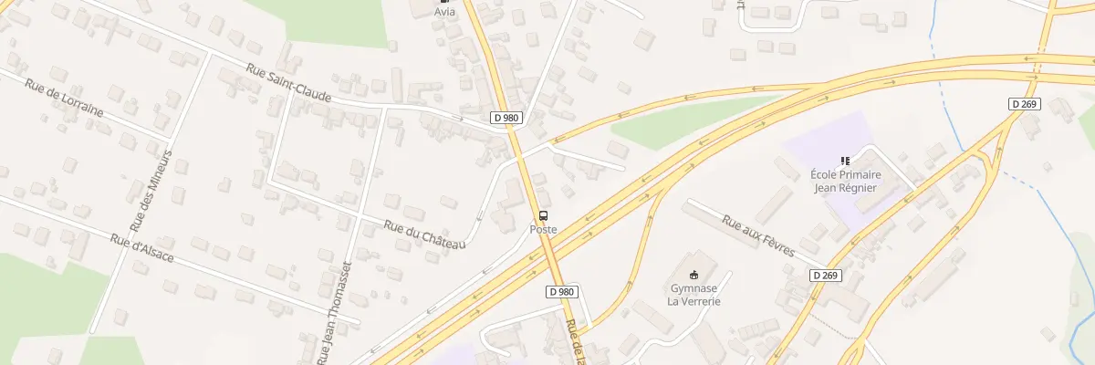 Plan du 10 Rue de la République à Blanzy