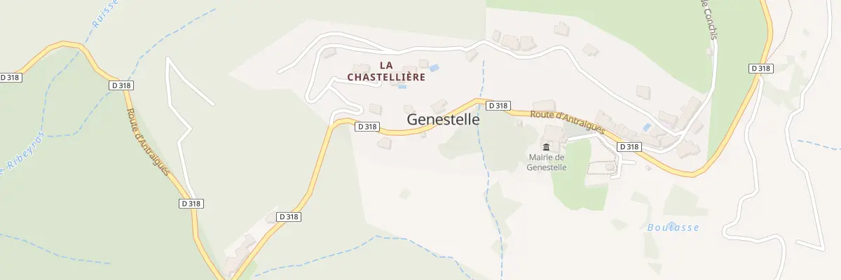 Plan du 5112 Le Coullet à Genestelle