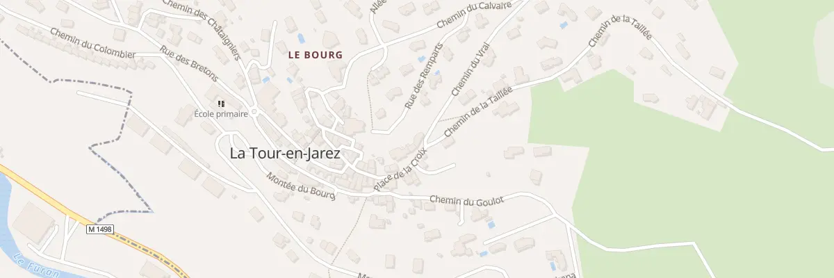 Plan du 1 Che du Vrai à La Tour-en-Jarez