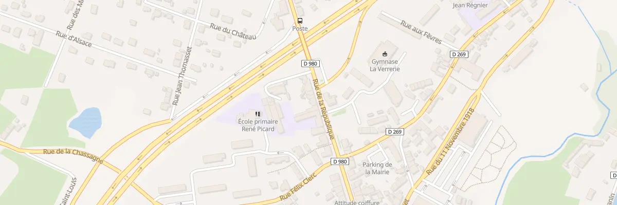 Plan du 11 Rue de la République à Blanzy