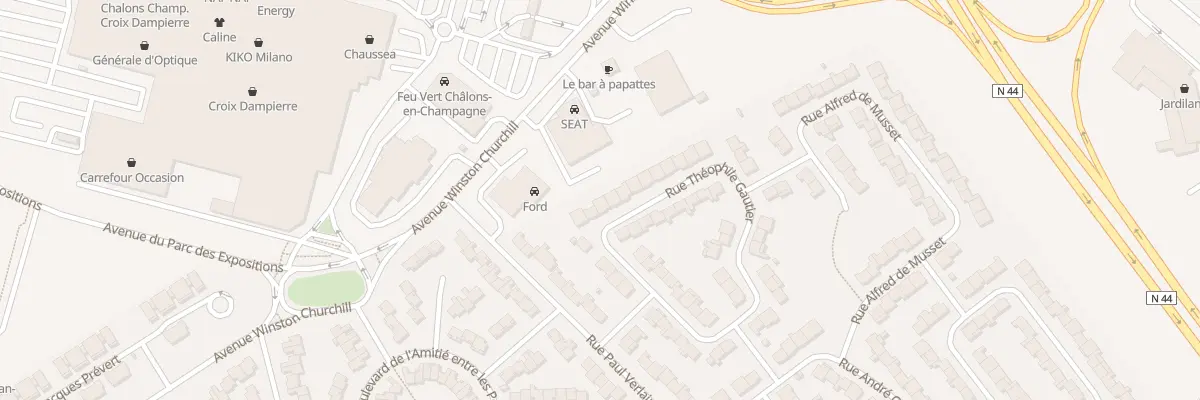 Plan du 60 Rue Théophile Gautier à Châlons-en-Champagne